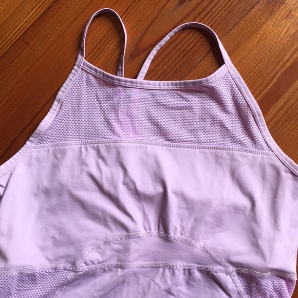 Lavender workout tank by Lija EUC! - Picture 2 of 8